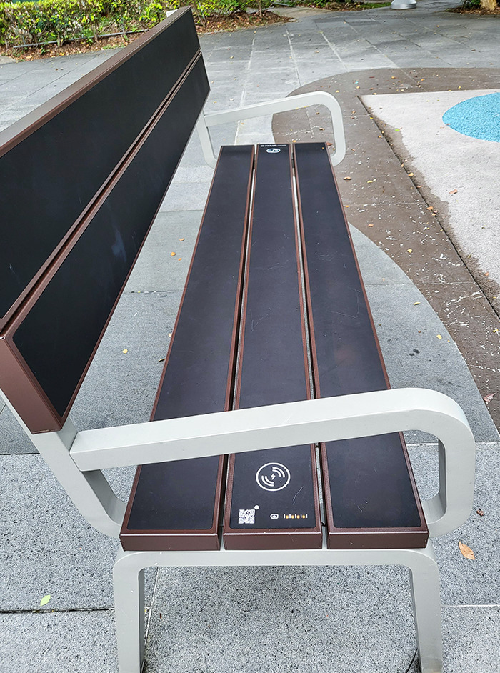 Some Parks And Playgrounds In Singapore Have Built In Wireless Chargers