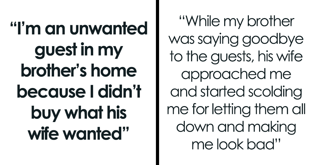 "I'm An Unwanted Guest In My Brother's Home Because I Didn't Buy What His Wife Wanted" - Vimarsana News