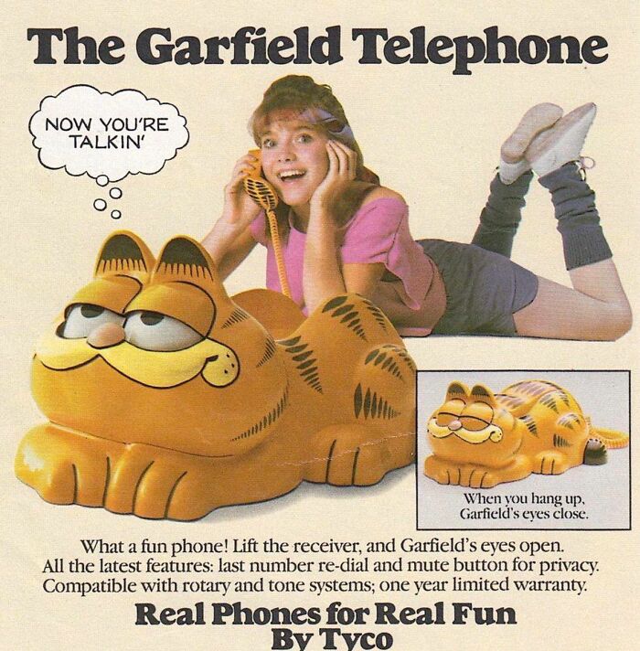 Garfield Telephone By Tyco (1978)