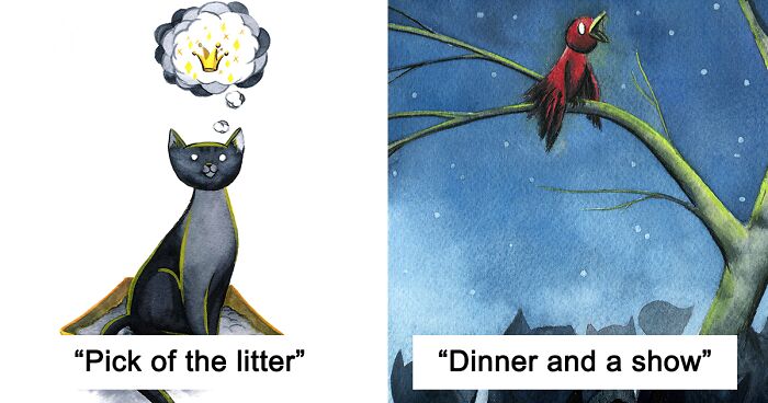 I Am An Artist Who Created Dark, Vibrant, And Surreal Paintings Of Animals (15 Pics)