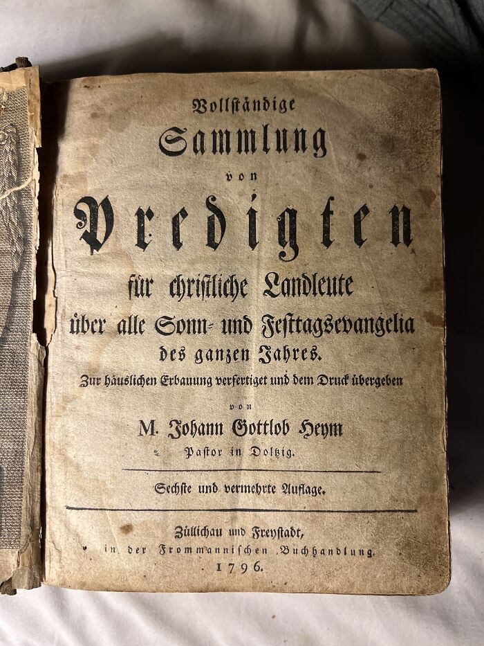 My 1796 German Bible