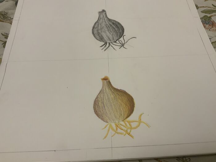 Ignore The Fact That The Colours Are Off But Please Tell Me How I Did On The Shading