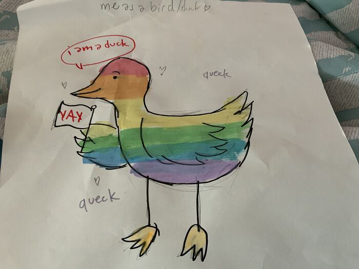 Me As A Ridonkulous Rainbow Duck 🦆 (Sorry I Keep Posting :d)