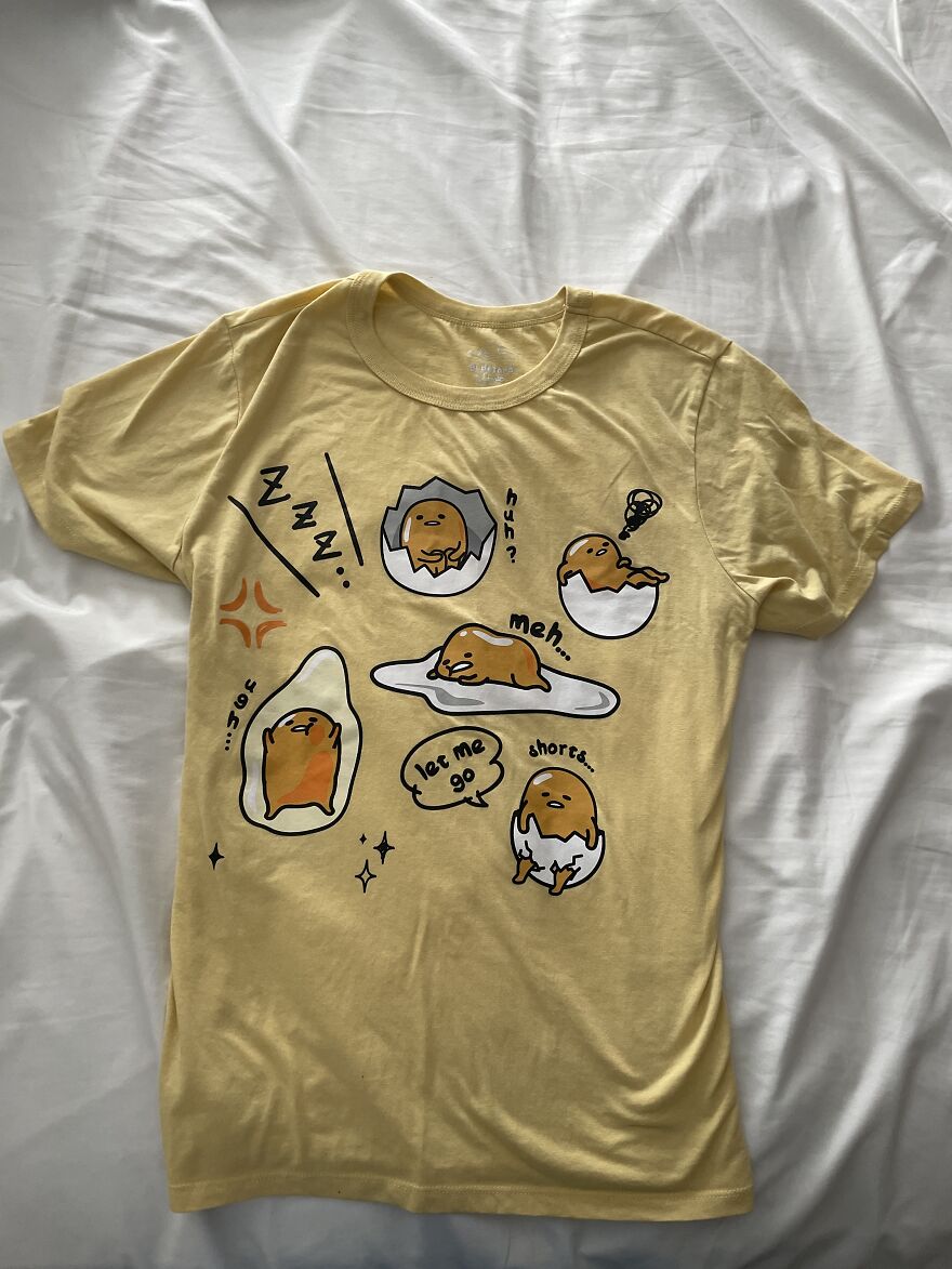 Gudetama Shirt. Please Excuse The Wrinkles Lol