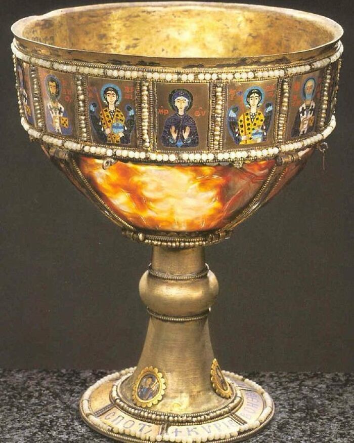 Chalice Of The Emperor Romanos II , 959-963, Possibly From Hagiasophia And Looted In 1204 Ad