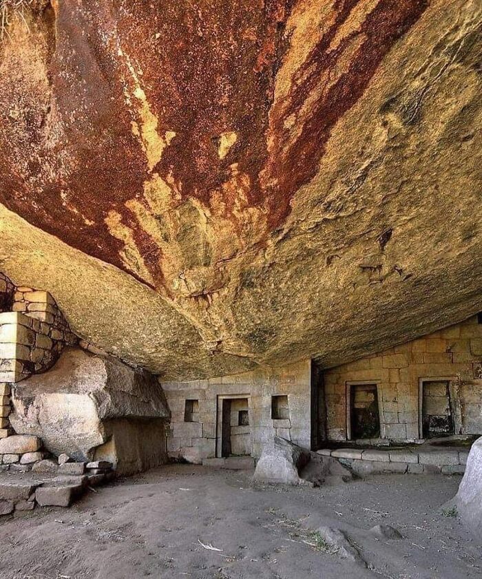 Temple Of The Moon; One Of Machu Picchu’s Best-Kept Secrets. Located On Backside Of Machu Picchu, Explorers Must Descend Approximately 1000 Stone Stairs To Find This Stunning Precision Mortarless White Granite Temple Built Into This Mountainous Cave