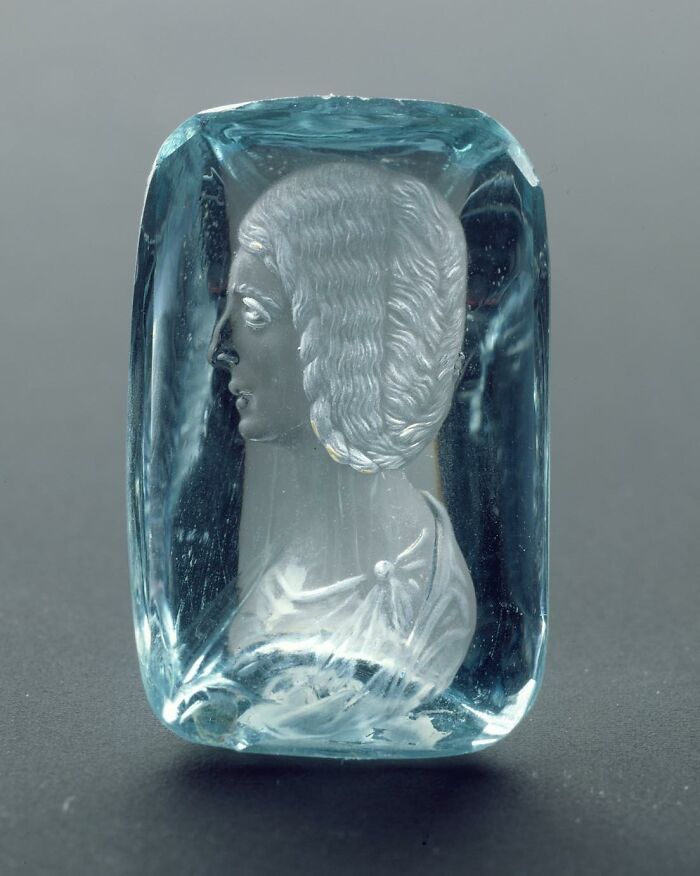 The Beryl Intaglio With A Portrait Of Julia Domna Is An Ancient Roman Artifact Dating Back To The Late 2nd Or Early 3rd Century Ad, Specifically Around 210-220 Ad. It Is An Engraved Gemstone Known As An Intaglio, Which Means The Design Is Carved Into The Surface Rather Than Raised Edit This Submission
