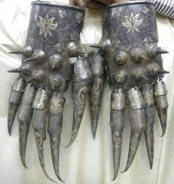 Ancient Persian Warrior Gloves From Around 300 Bc