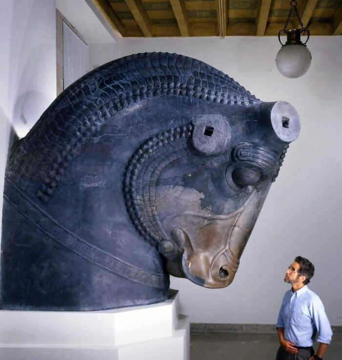 Capital In The Shape Of A Bull From Persian Audience Hall Of King Darius I. 518 Bce-460 Bce