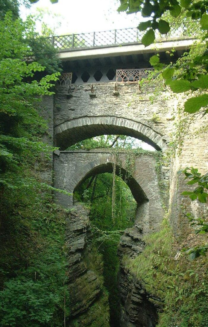 "Devil's Bridge" In Ceredigion, Wales