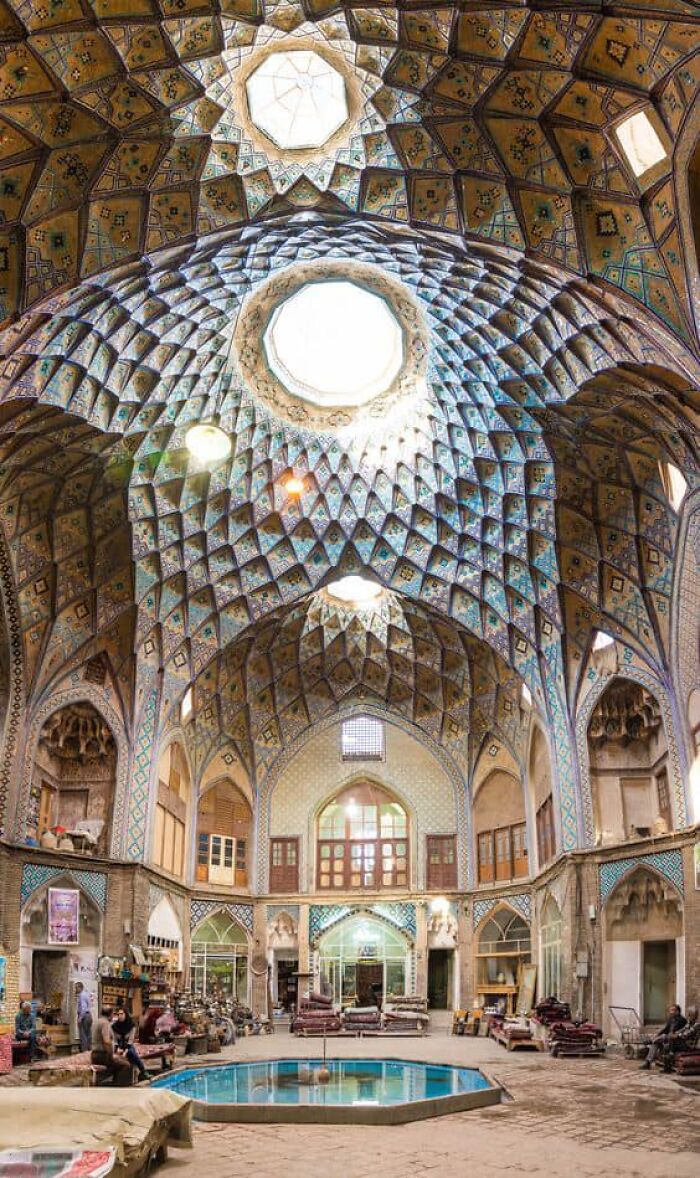 Bazaar Of Kashan Is An Old Bazaar In The Center Of The City Of Kashan, Iran