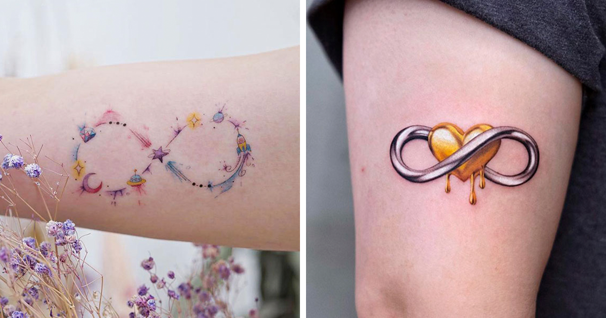 82 Infinity Tattoos To Show Off Your Eternal Creativity
