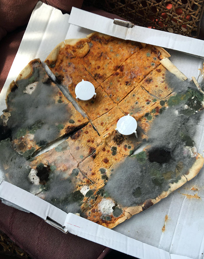 We Found This In A Delivery Bag. Delivery Drivers At The Pizza Place I Worked At Didn't Care