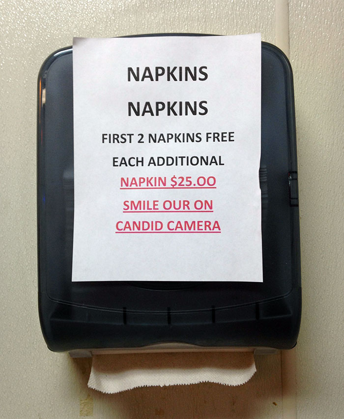 Snapped This Picture At A Vegas Restaurant. They Were Serious