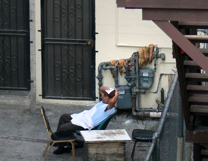 I Used To Live Behind A Chinese Restaurant That Was Named As One Of The Ten Best In LA. I Came Out My Door One Day And Saw This