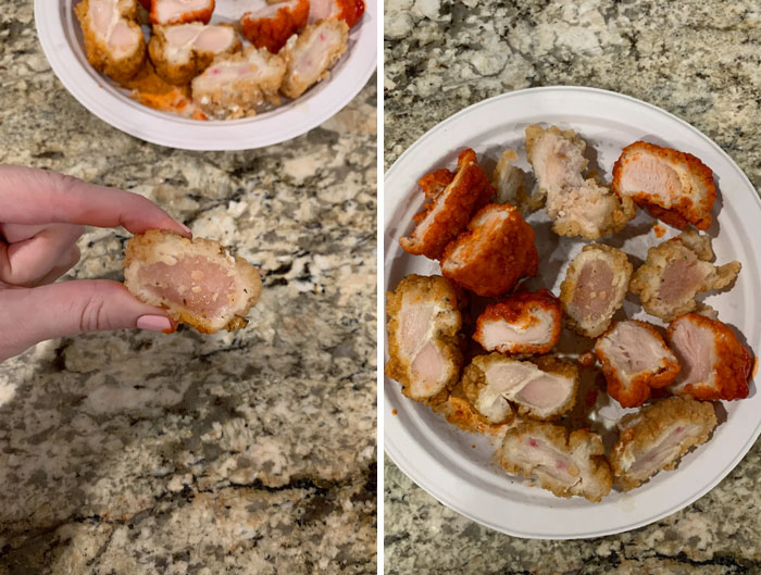 I Ordered Boneless Wings For The Big Game. Only Three Were Not Completely Raw. It Was $76, And DoorDash Refuses To Give Us A Refund