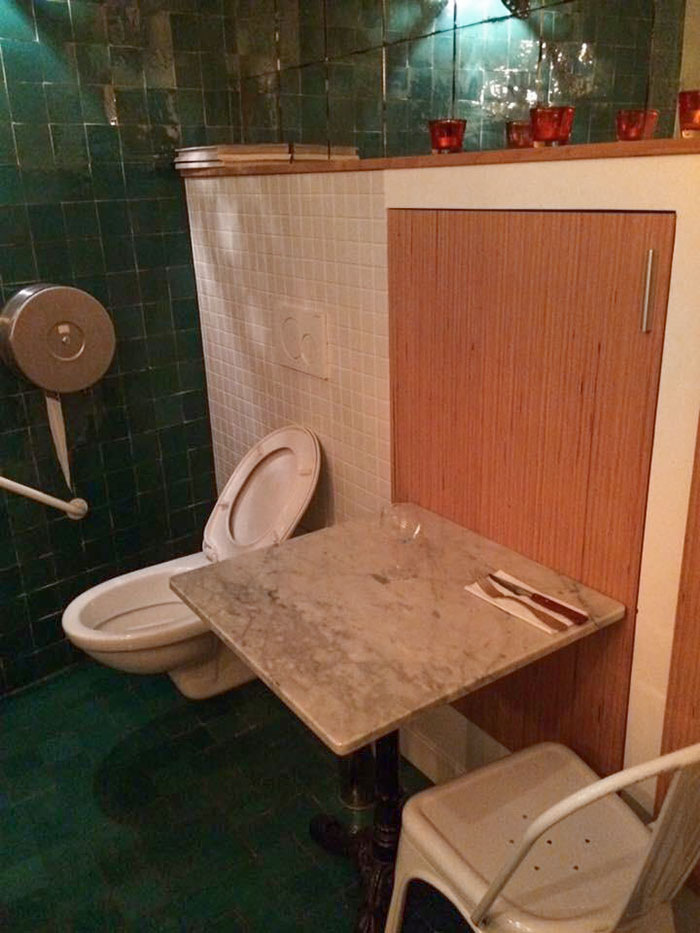 I Spotted This In A Paris Restaurant