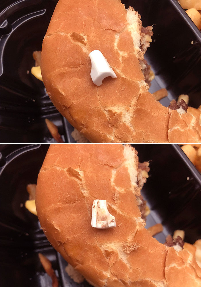 I Found A Piece Of Plastic In The Burger