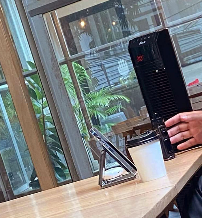 What Kinda Rich Do You Have To Be To Use A Samsung Z Fold 3 As A Stand To Use Your iPhone 13