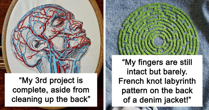 45 Times People Showed Their Creativity And Skill When It Came To Embroidery (New Pics)