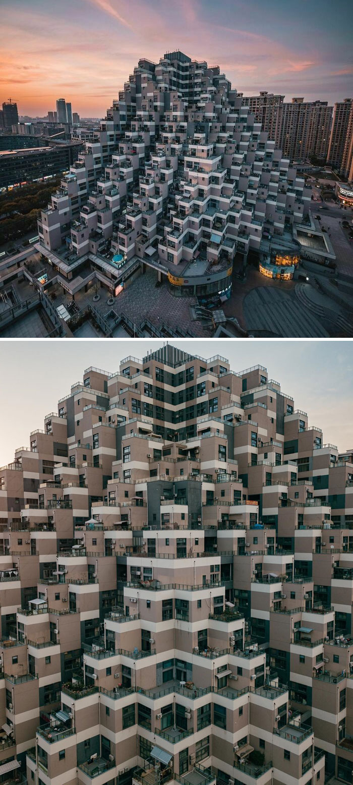 The Architecture Of This Apartment Complex In Shanghai, China