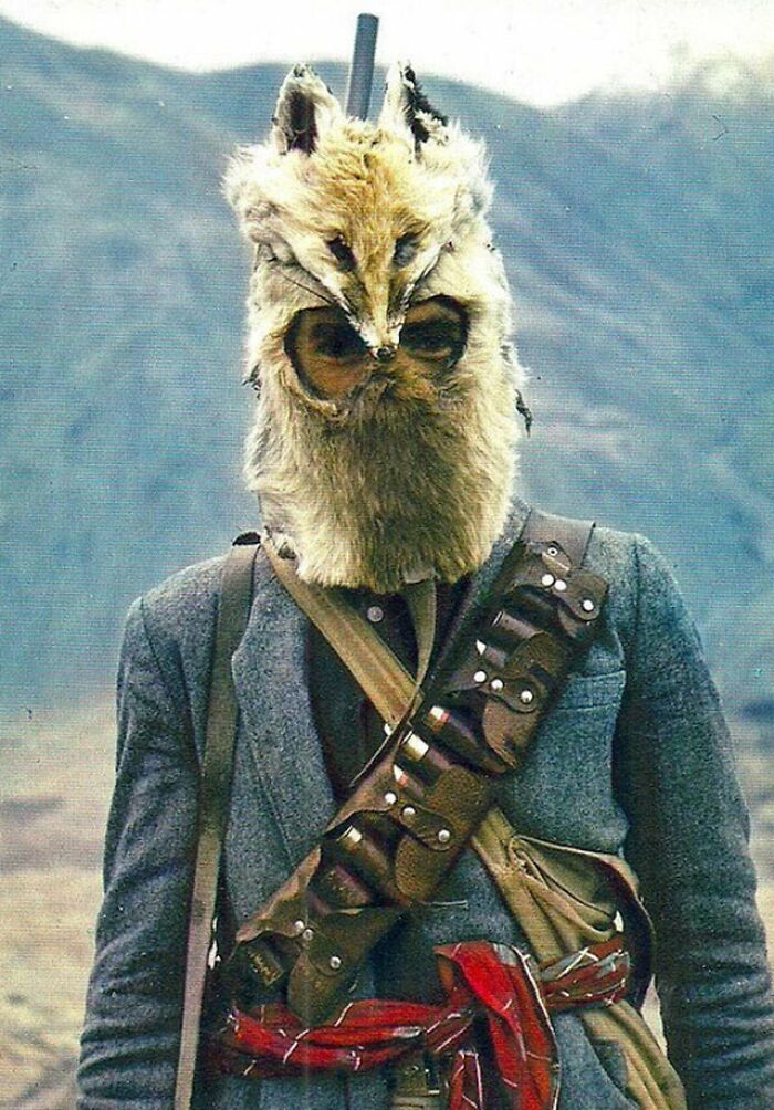 Afghan Hunter With A Fox-Mask, 1970's