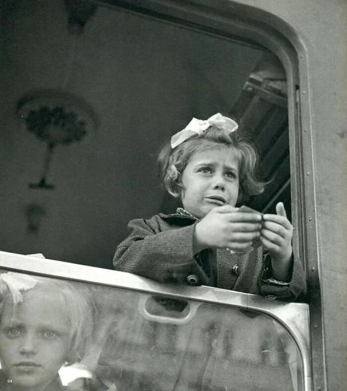 Departure Of A Red Cross Train Going To Switzerland, Budapest, Hungary, 1947