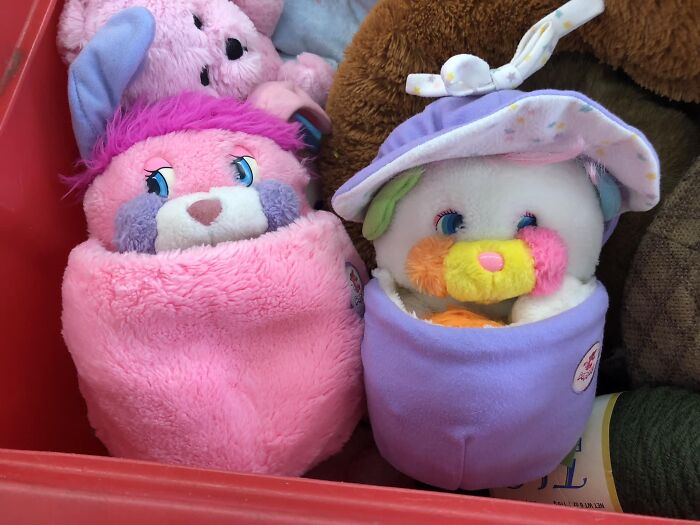 Todays Find In The Stuffed Animals Bin. Salvation Army In Garden City, Mi. A Couple Of 1986 Popples. Did Not Come Home With Me ***edit*** You All Convinced Me I Went Back In And Bought Them Both For $1.99 Each