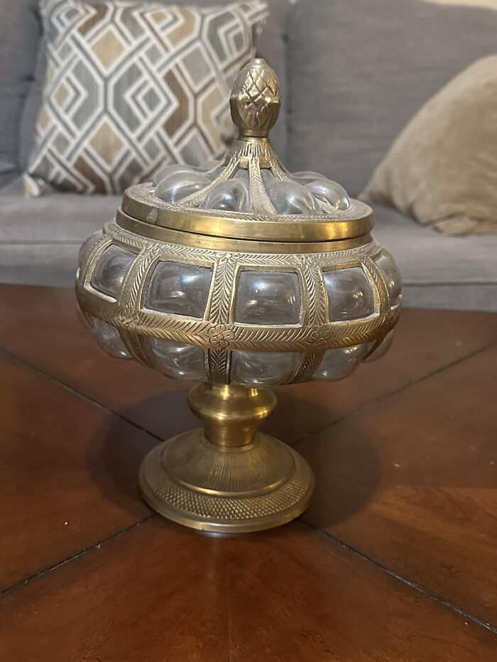 This Belonged To My Boyfriend’s Grandmother And He Brought It Home From Her House After Her Passing. I Love It So Much. We Often Use It As A Candy Dish