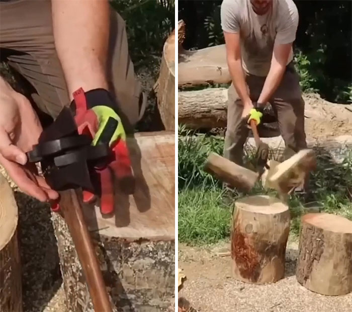 A Special Axe That Helps You Split Wood