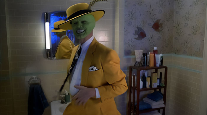 Scene from The Mask movie