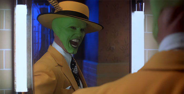 Scene from The Mask movie