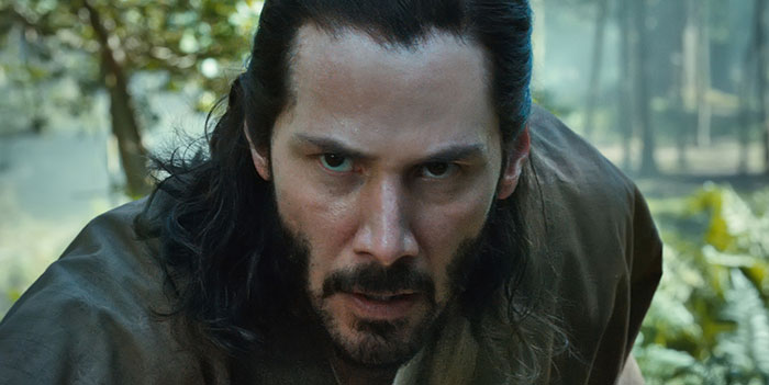 Keanu Reeves wearing kimono