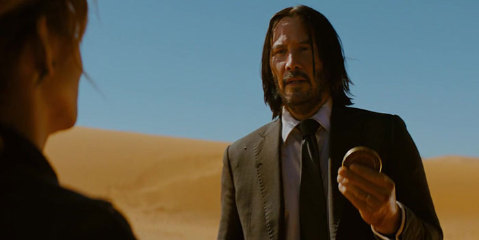 Keanu Reeves wearing suit