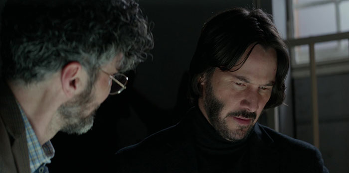 Keanu Reeves wearing suit