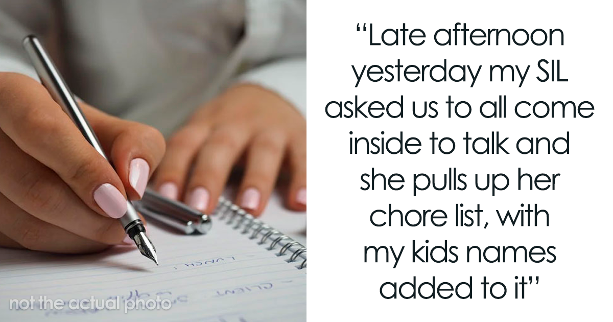"Does This Work For You?": Woman Adds Her Sister's Kids To Her Chore List, They Don't Even Live There - Vimarsana News