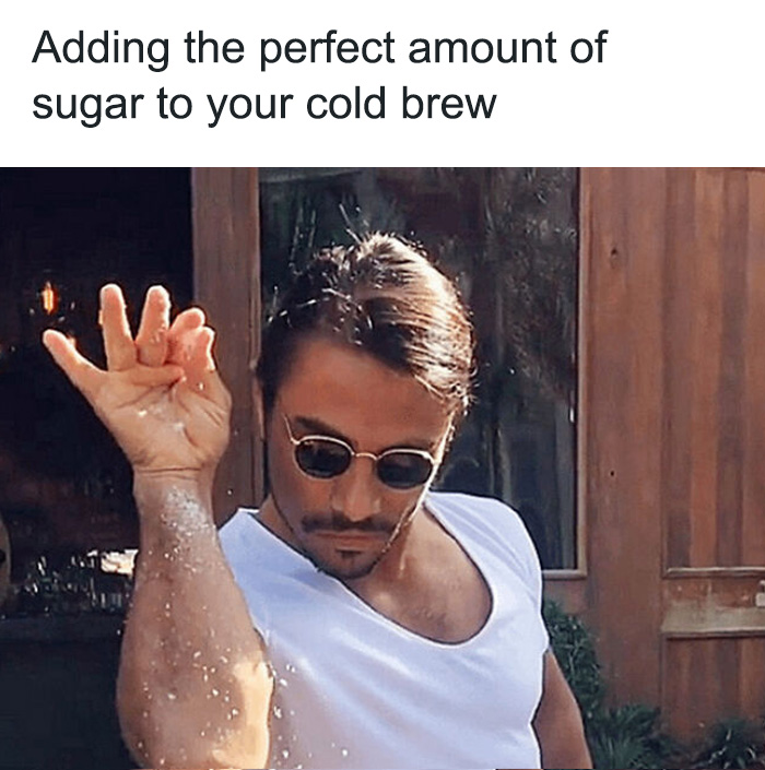 salt bae coffee meme