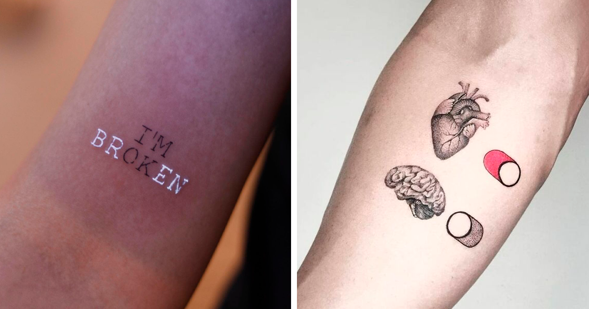 115 Powerful Mental Health Tattoos To Help You Heal | Bored Panda