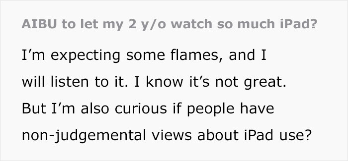 Mom Looks For Sympathy After Revealing Her Toddler Gets Hours Of iPad Daily, Gets None Online