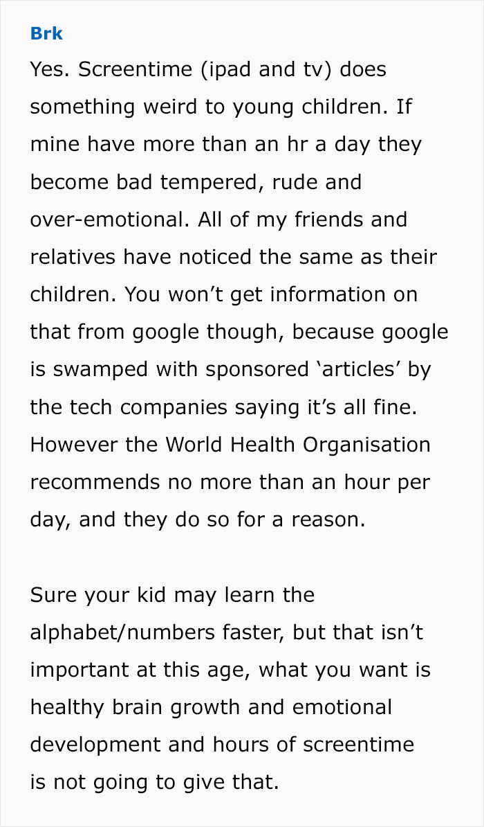 Mom Looks For Sympathy After Revealing Her Toddler Gets Hours Of iPad Daily, Gets None Online