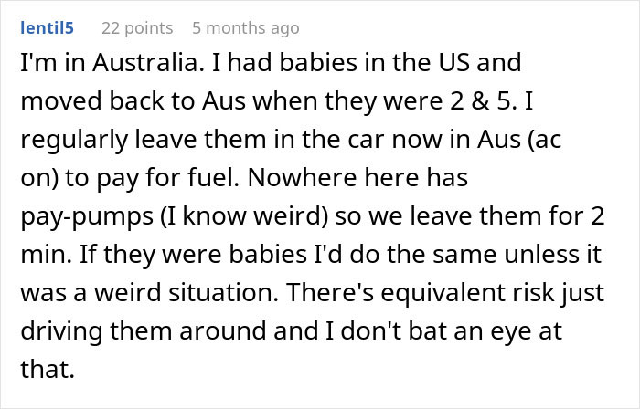 Mom Is Puzzled Whether It’s Ever OK To Leave Kids In The Car, Asks The Internet For Advice Mom Is Puzzled Whether It’s Ever OK To Leave Kids In The Car, Asks The Internet For Advice