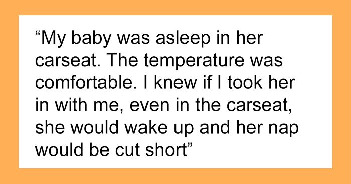 Mom Is Puzzled Whether It’s Ever OK To Leave Kids In The Car, Asks The Internet For Advice