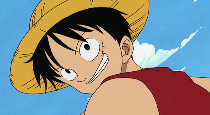 Monkey D. Luffy smiling