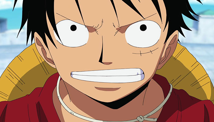 Monkey D. Luffy angry