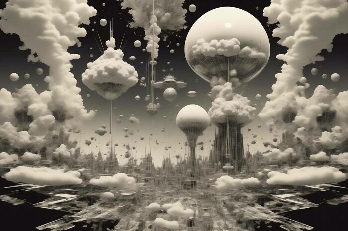 Parallel Realities: Showing Alternate Realities, Echoing Themes Of Parallel Universes Or The Potential Repercussions Of The Atomic Bomb