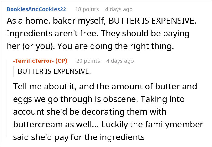Relative Thinks 9-Year-Old “Shouldn’t Expect Payment” For 75 Cupcakes, Gets Called Out By Mom