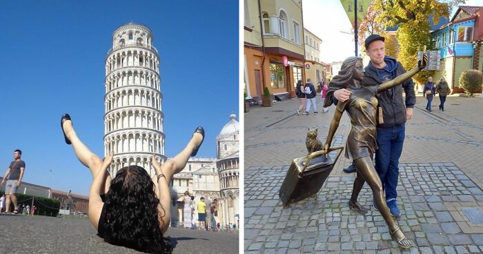 50 People Who Made The Absolute Most Of A Photo With A Statue And Ended Up Online