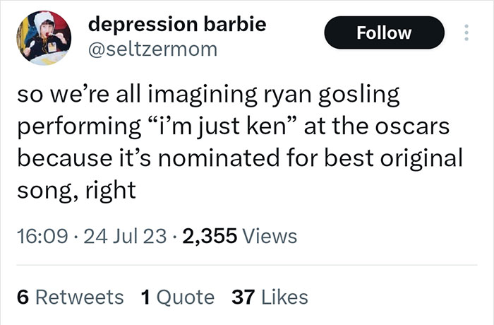 People-Praising-Ryan-Gosling-For-Being-Committed-Ken-Role-Barbie