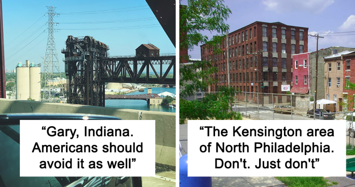 “Danger Can Sneak Up On You”: 30 Americans Share Places To Avoid At All Costs