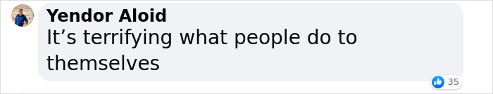 Facebook comment about self-transformation judgment from Black Alien discussion. Facebook comment about self-transformation judgment from Black Alien discussion.